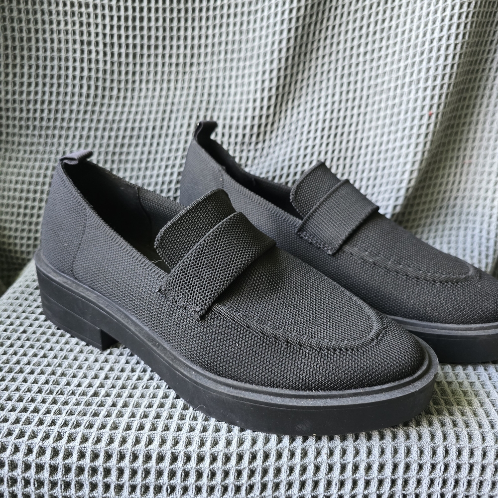 Elegant Black Slip-On Loafers